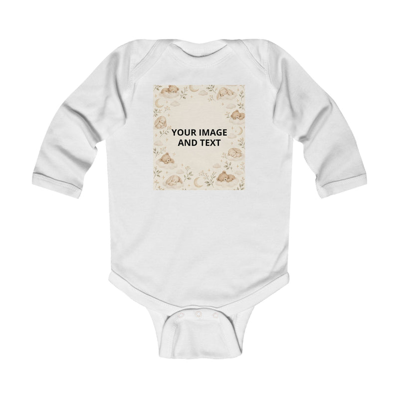 Little Moon Personalized Bodysuit, Long Sleeve