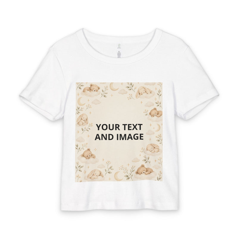 Personalized Organic Rib Tee for Mum