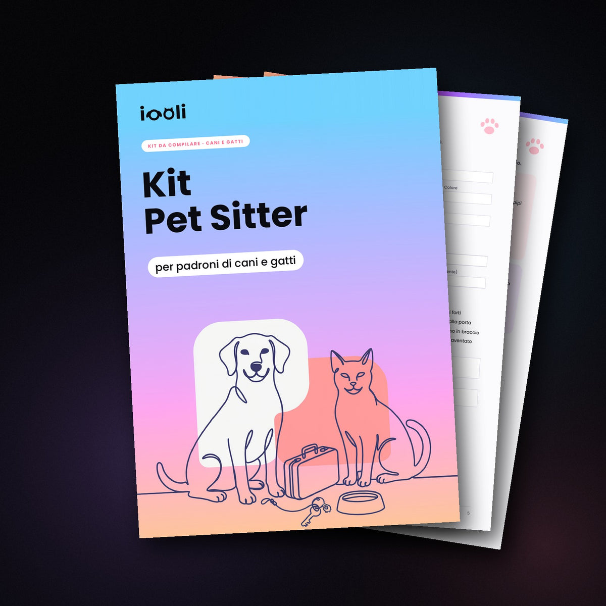 Kit Pet Sitter para dueños – Italiano