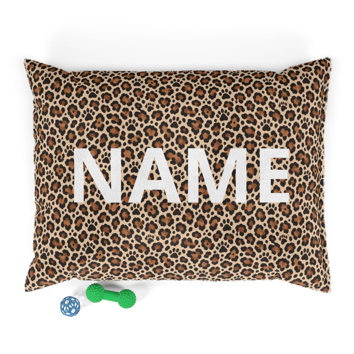 Personalised Pet Bed – Leopard