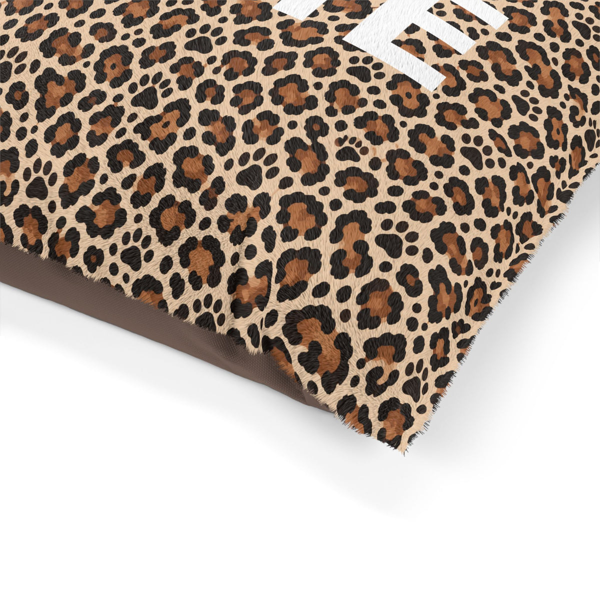 Personalised Pet Bed – Leopard