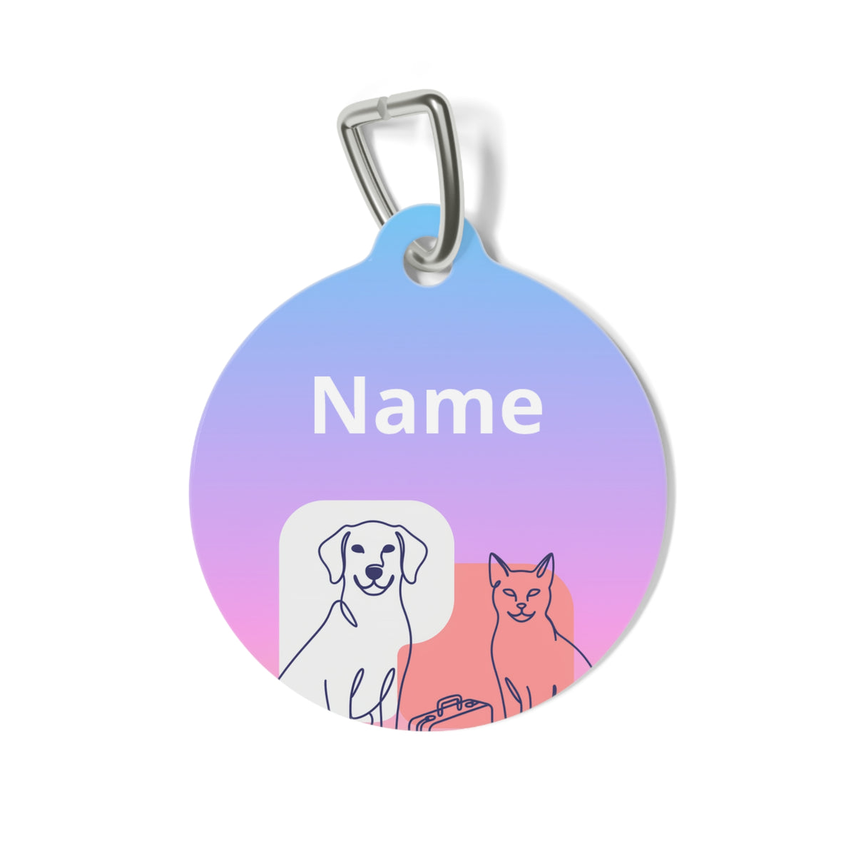 Personalised Round Tag
