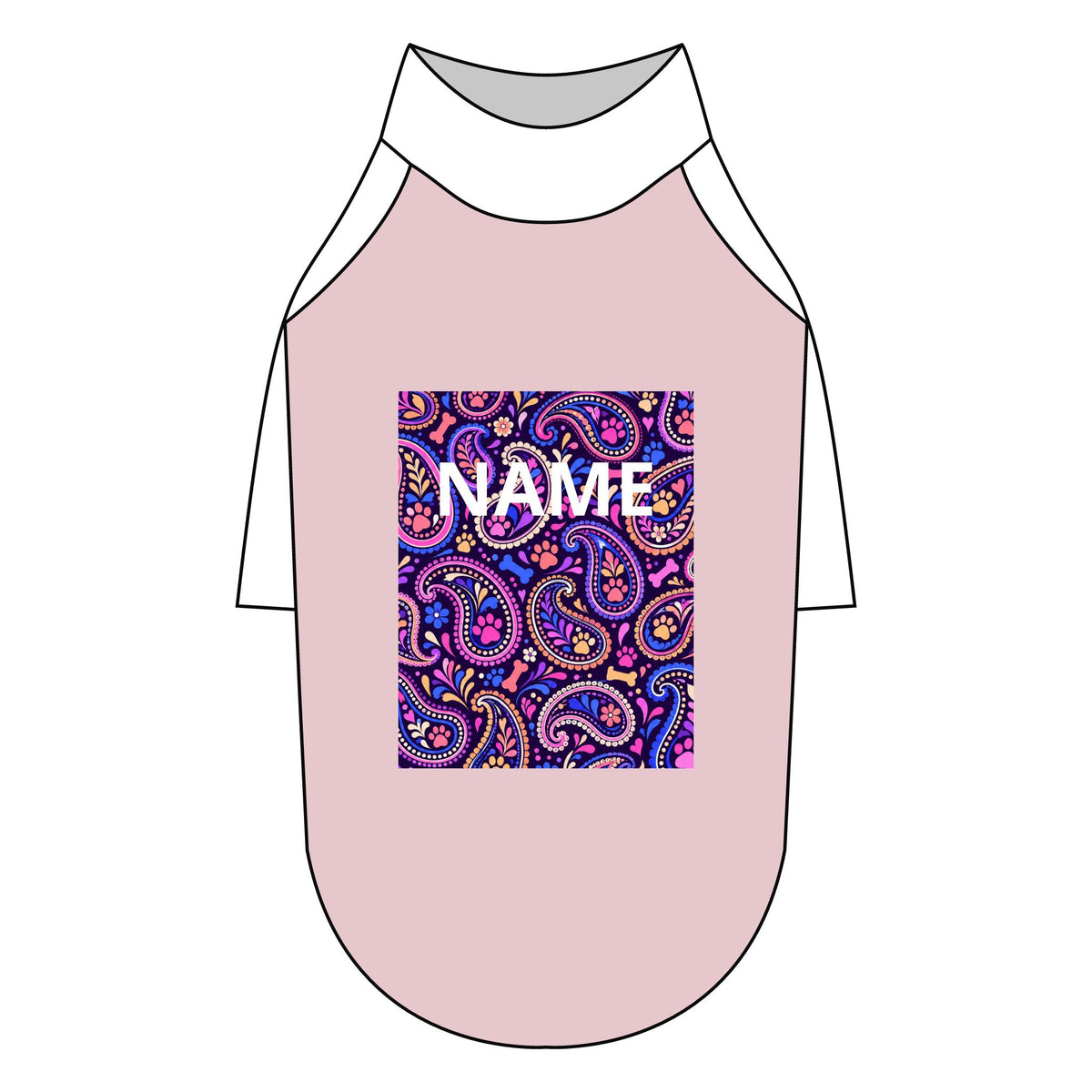 Personalised Raglan Tee – Paisley