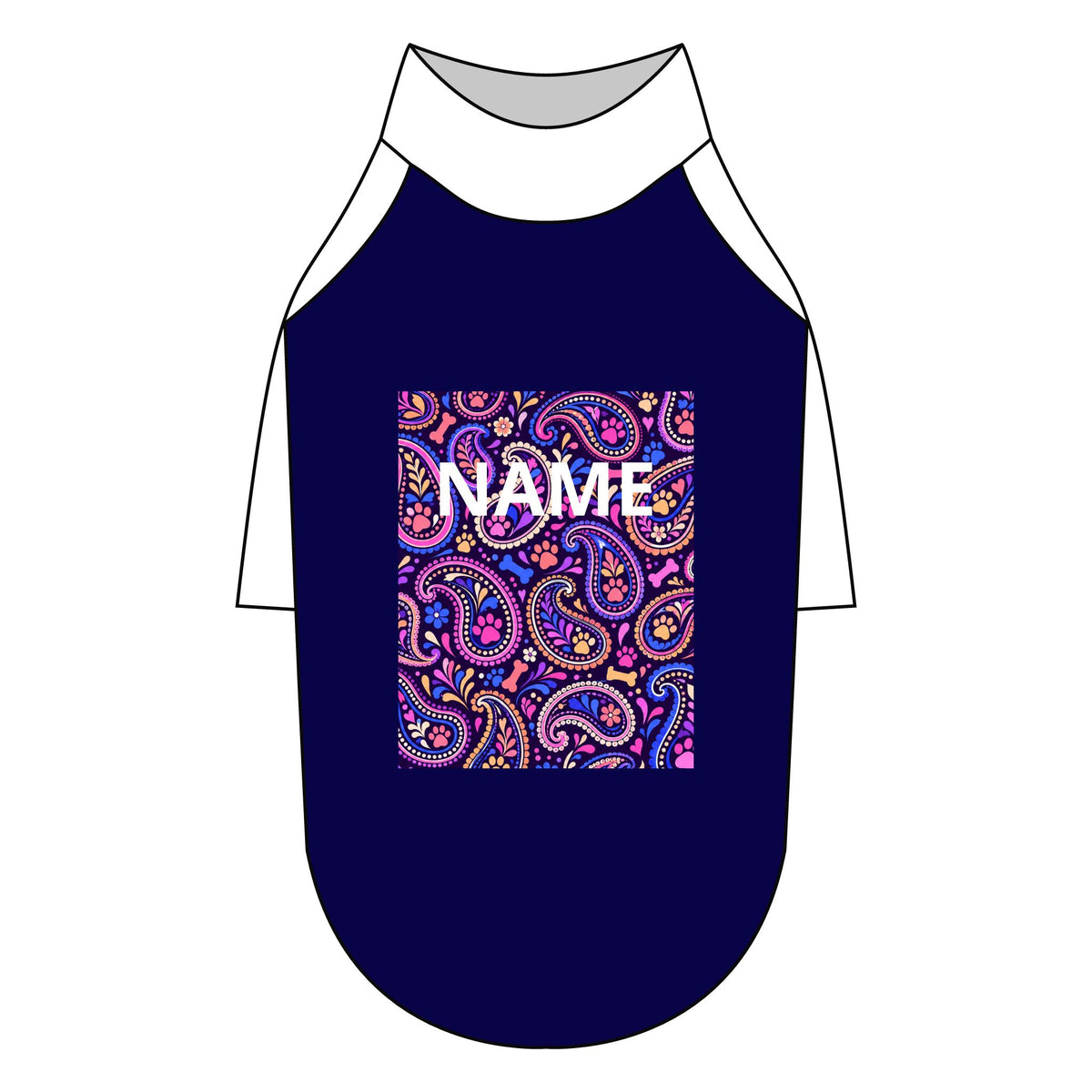 Personalised Raglan Tee – Paisley