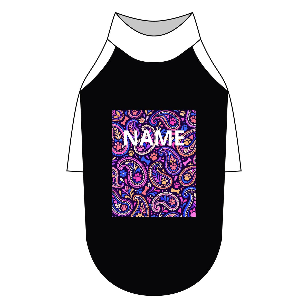 Personalised Raglan Tee – Paisley