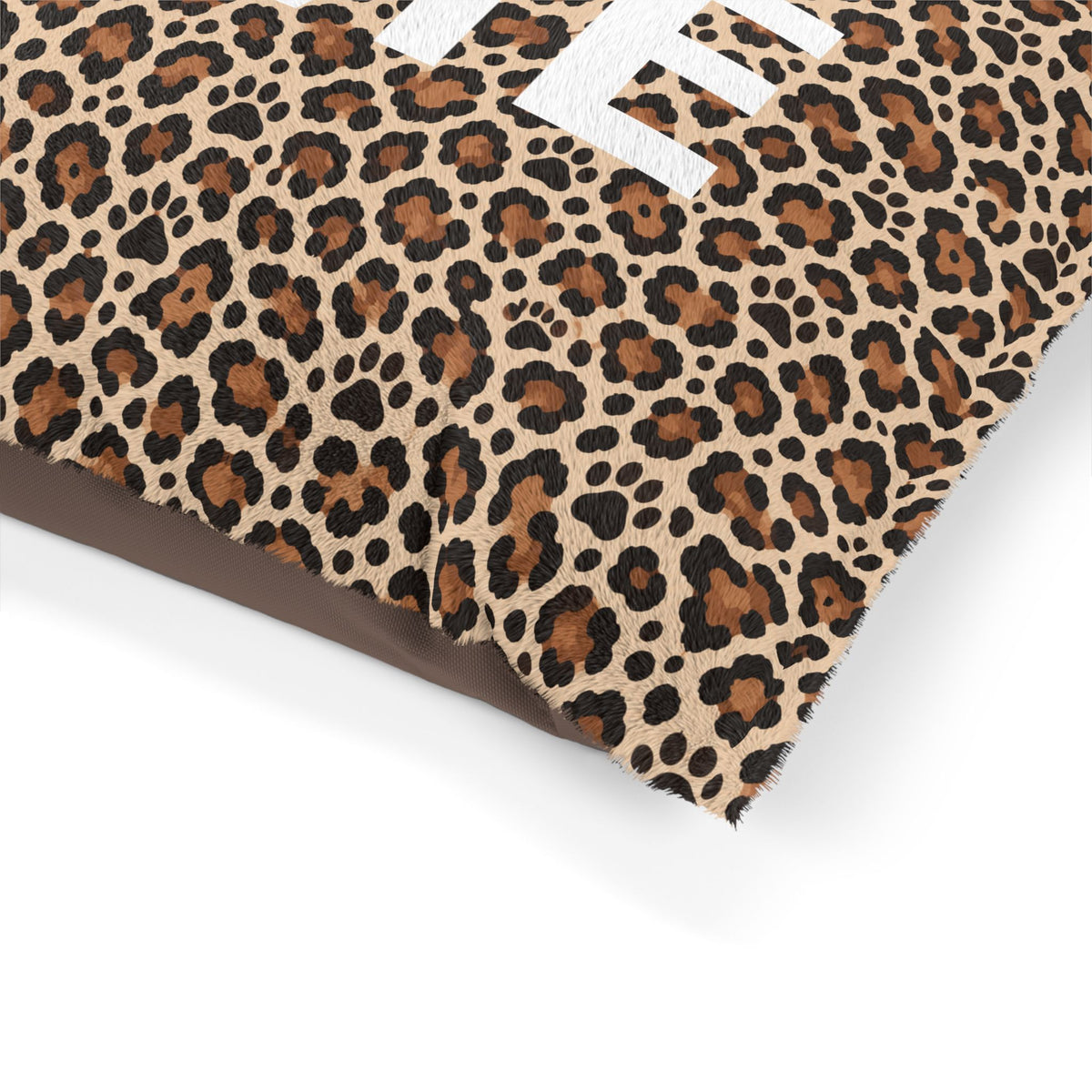 Personalised Pet Bed – Leopard