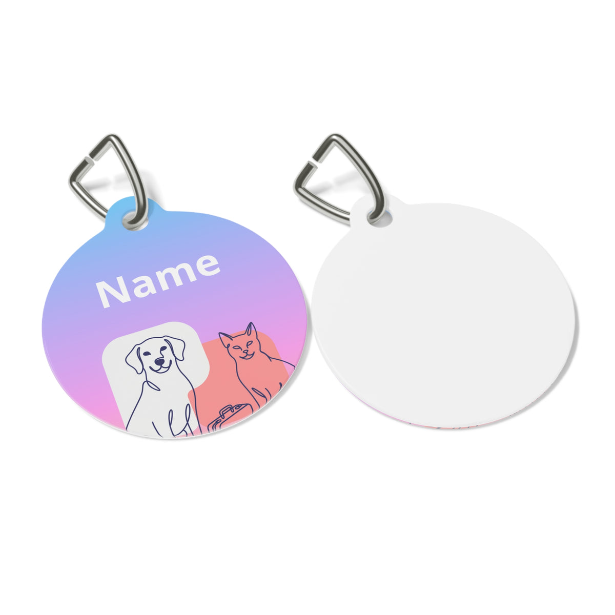 Personalised Round Tag