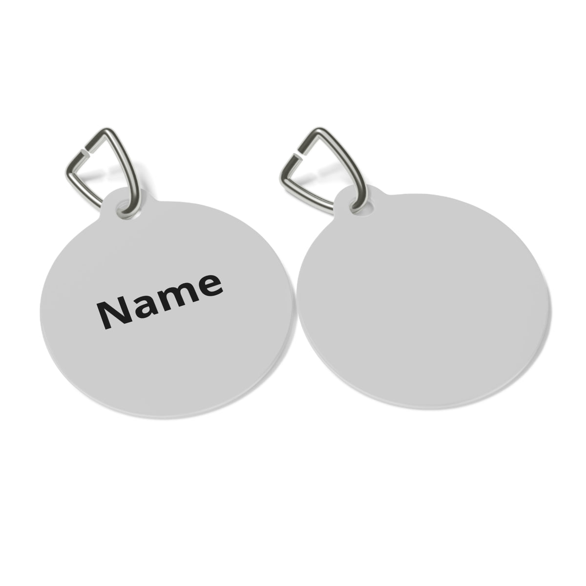Personalised Round Tag – Pink