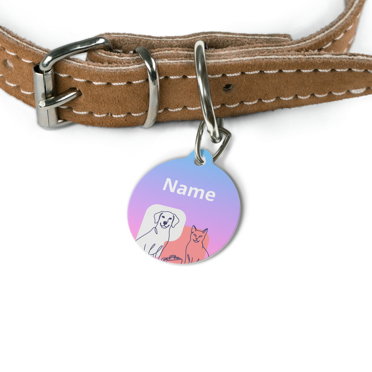 Personalised Round Tag