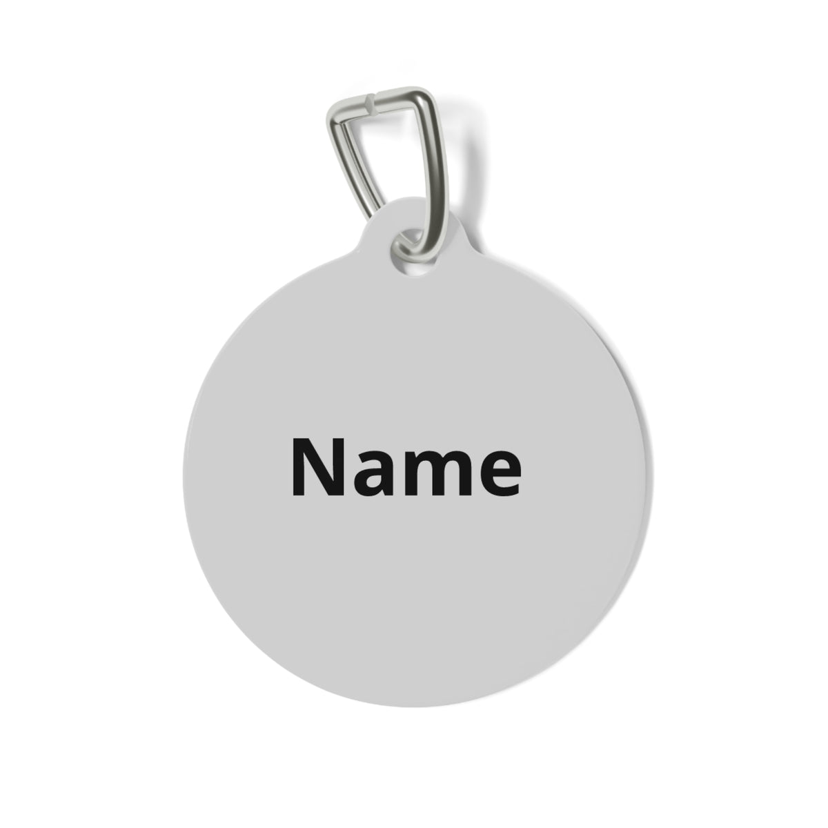 Personalised Round Tag – Pink