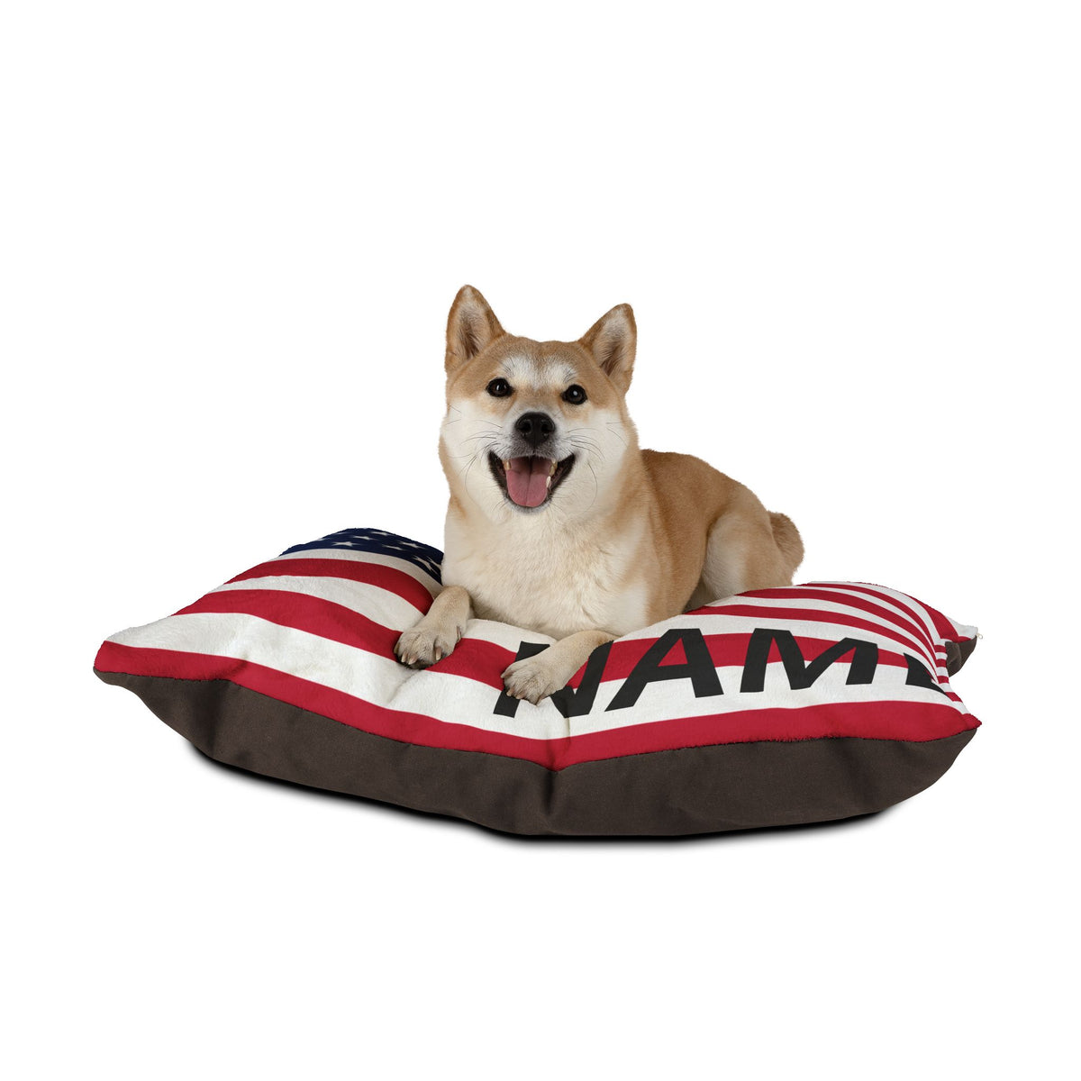 Personalised Pet Bed – Stars & Stripes