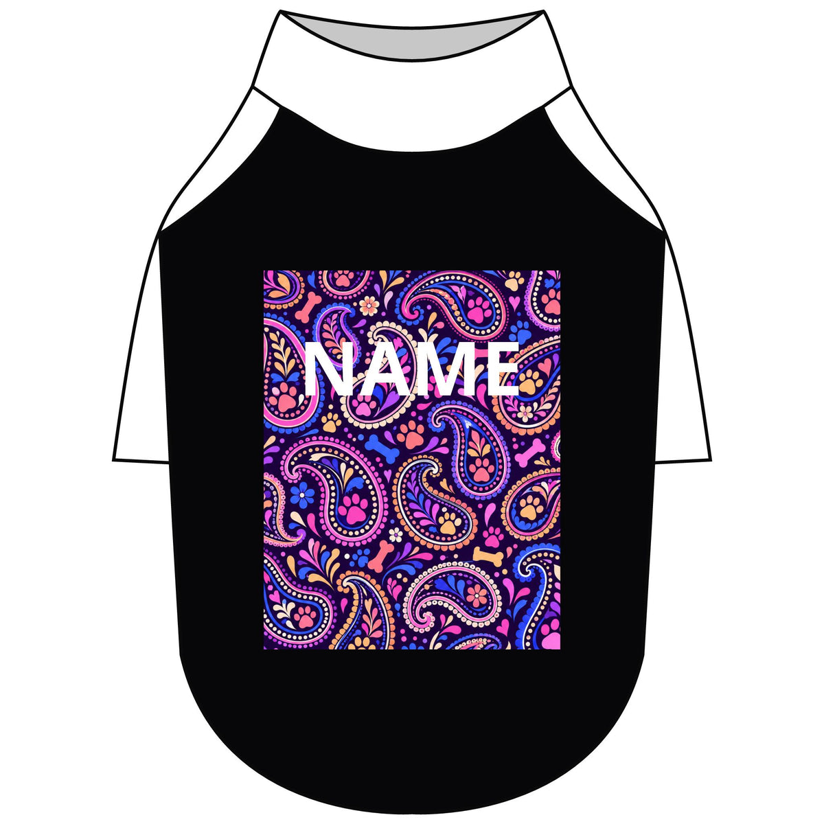Personalised Raglan Tee – Paisley