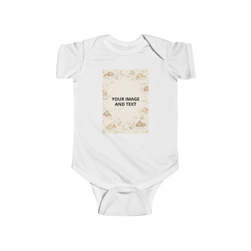 Little Moon Personalized Bodysuit, Short Sleeve