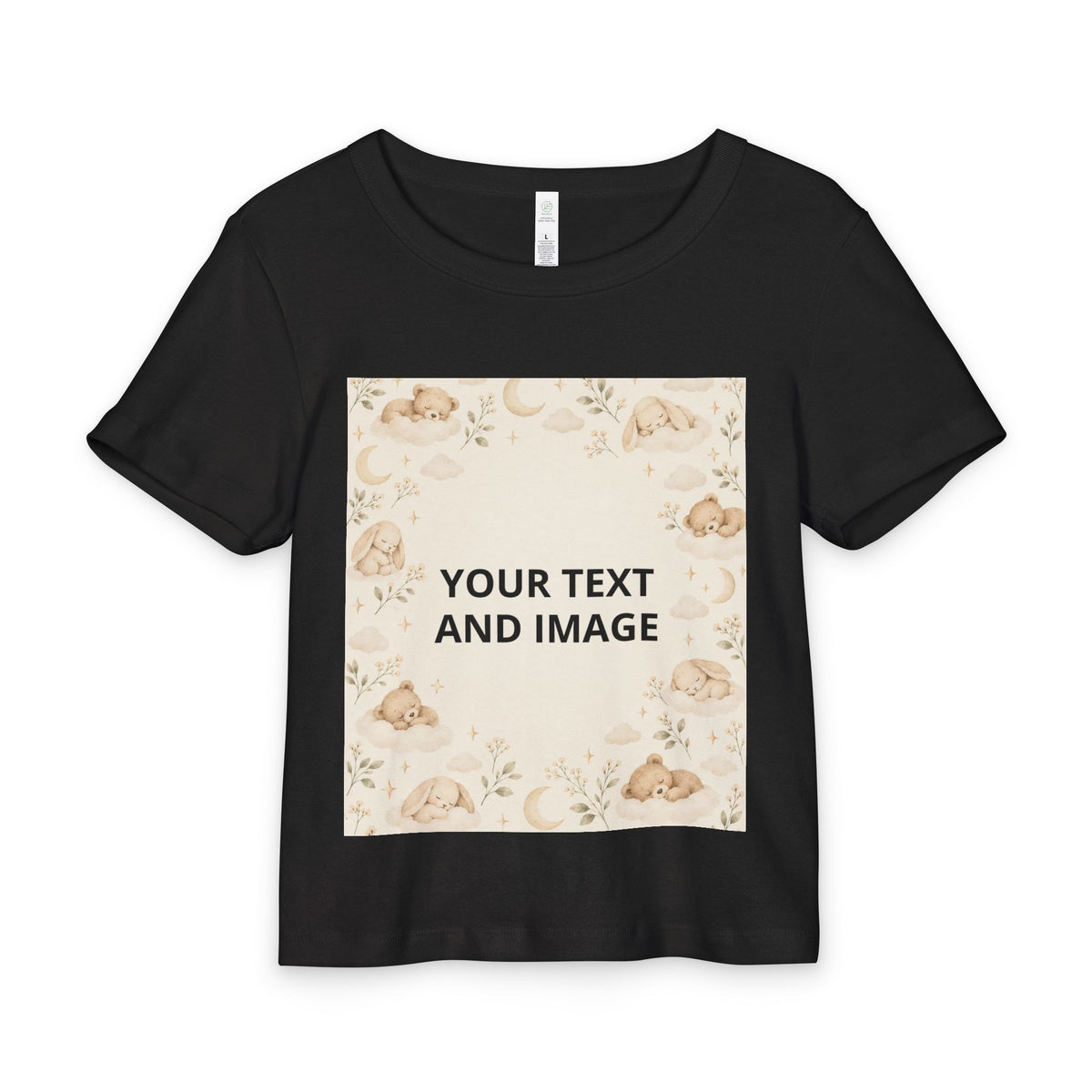 Personalized Organic Rib Tee for Mum