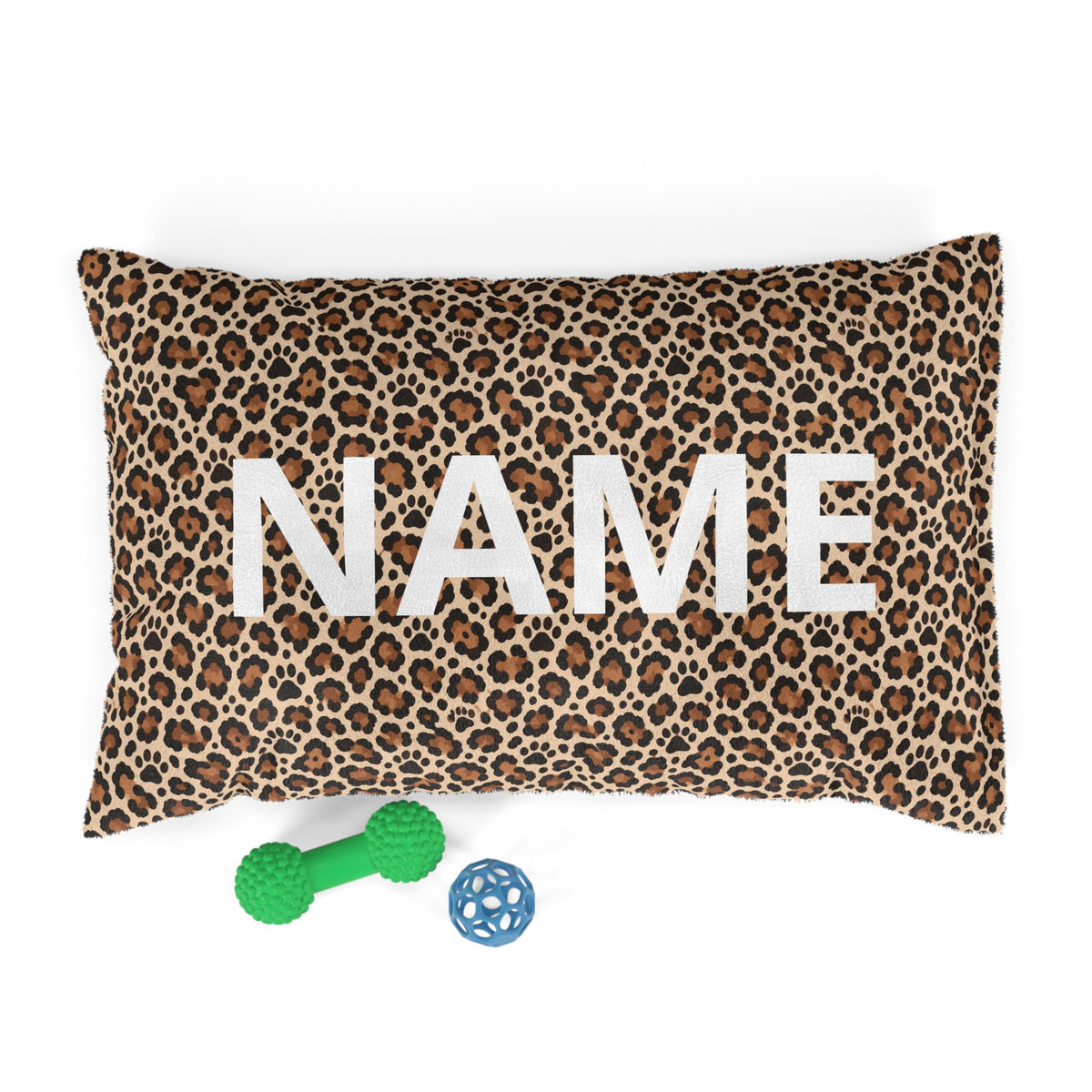 Personalised Pet Bed – Leopard