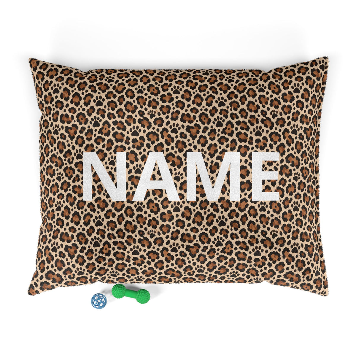 Personalised Pet Bed – Leopard