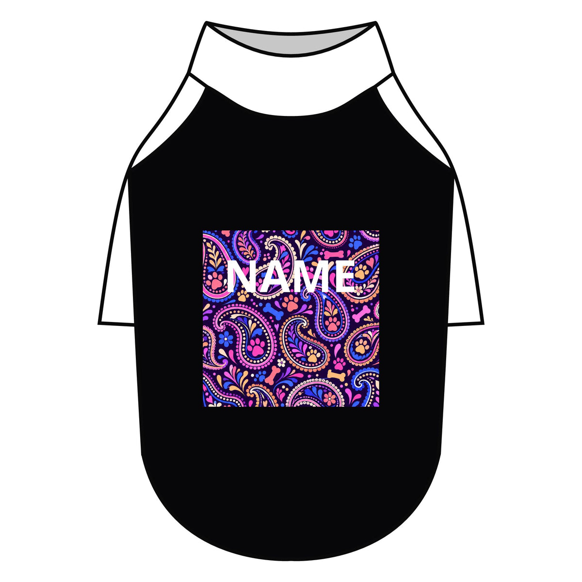 Personalised Raglan Tee – Paisley