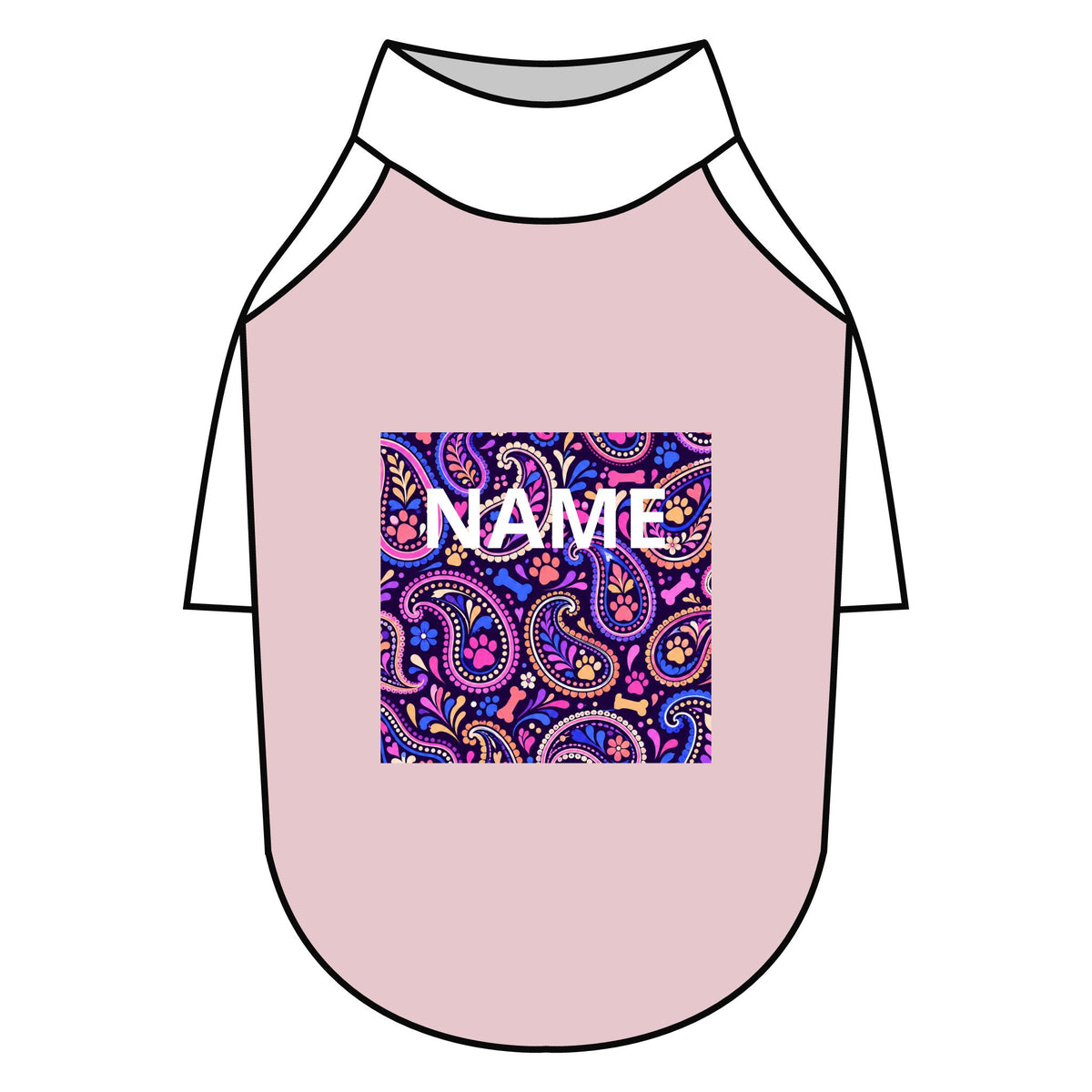 Personalised Raglan Tee – Paisley