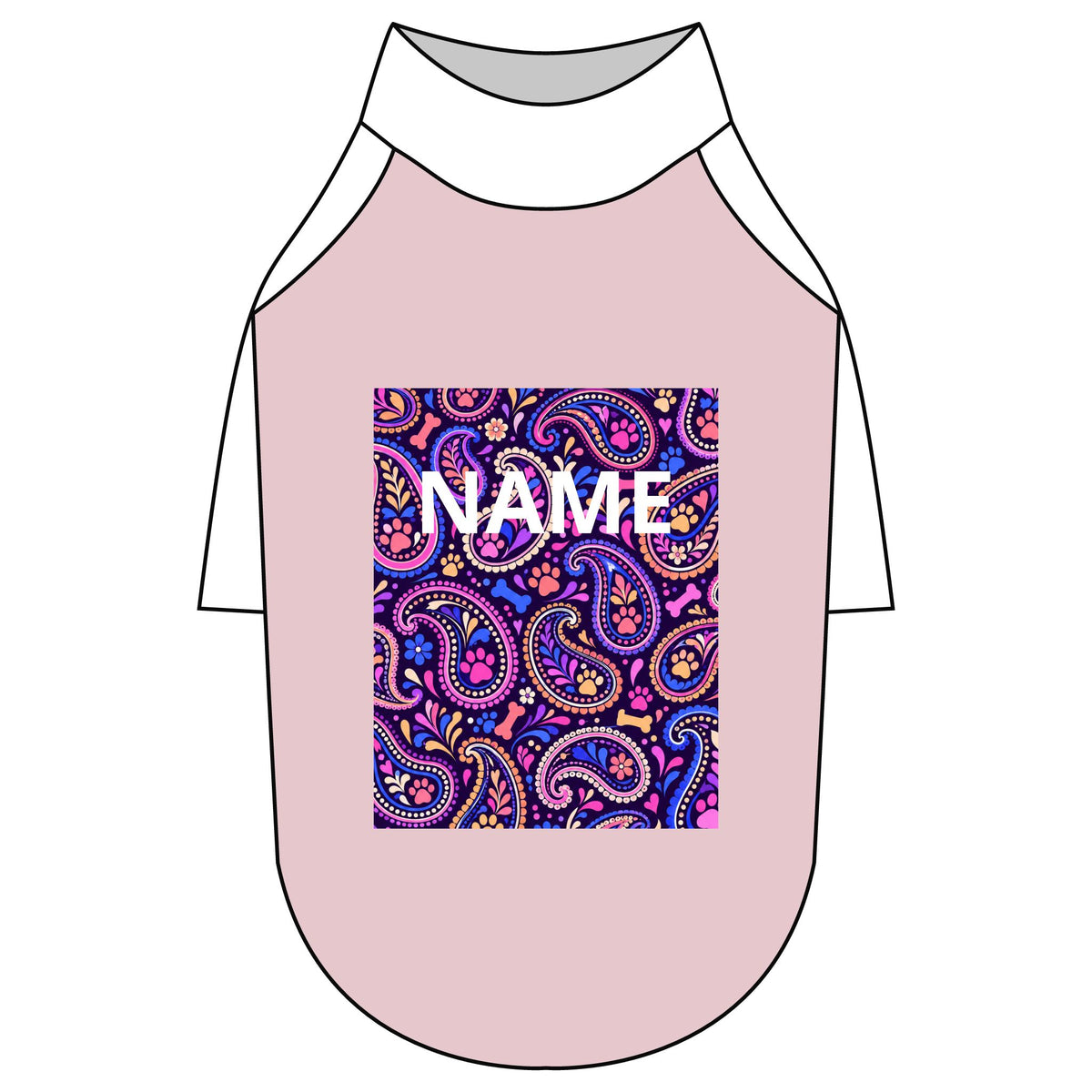 Personalised Raglan Tee – Paisley