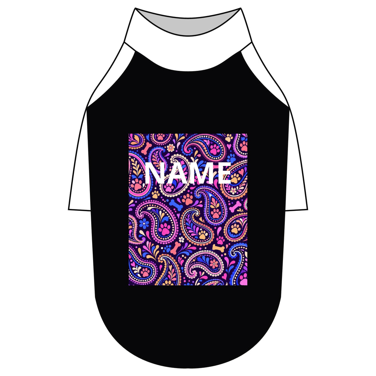 Personalised Raglan Tee – Paisley