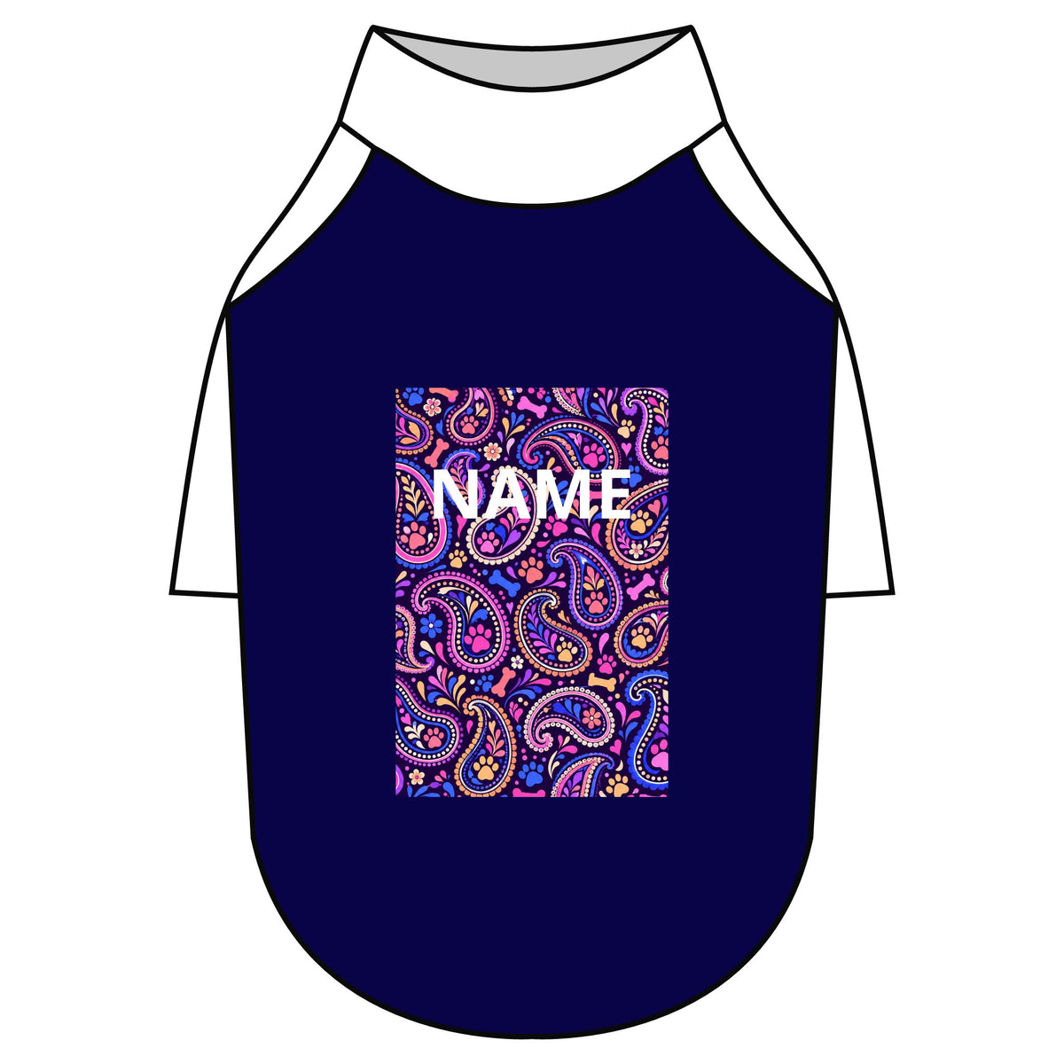 Personalised Raglan Tee – Paisley