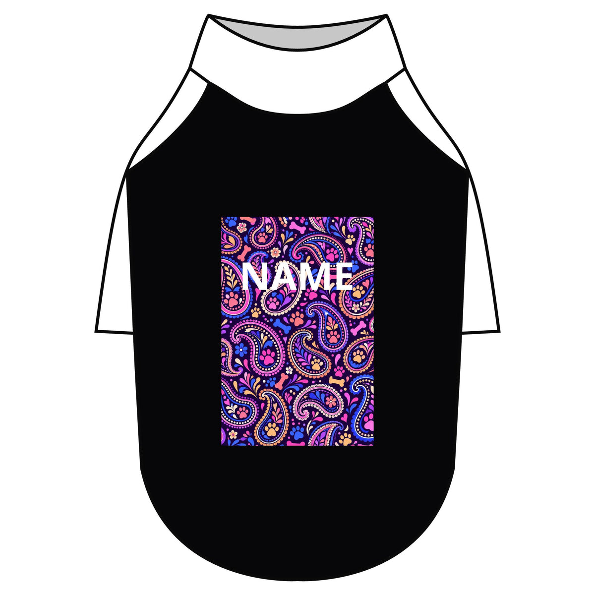 Personalised Raglan Tee – Paisley
