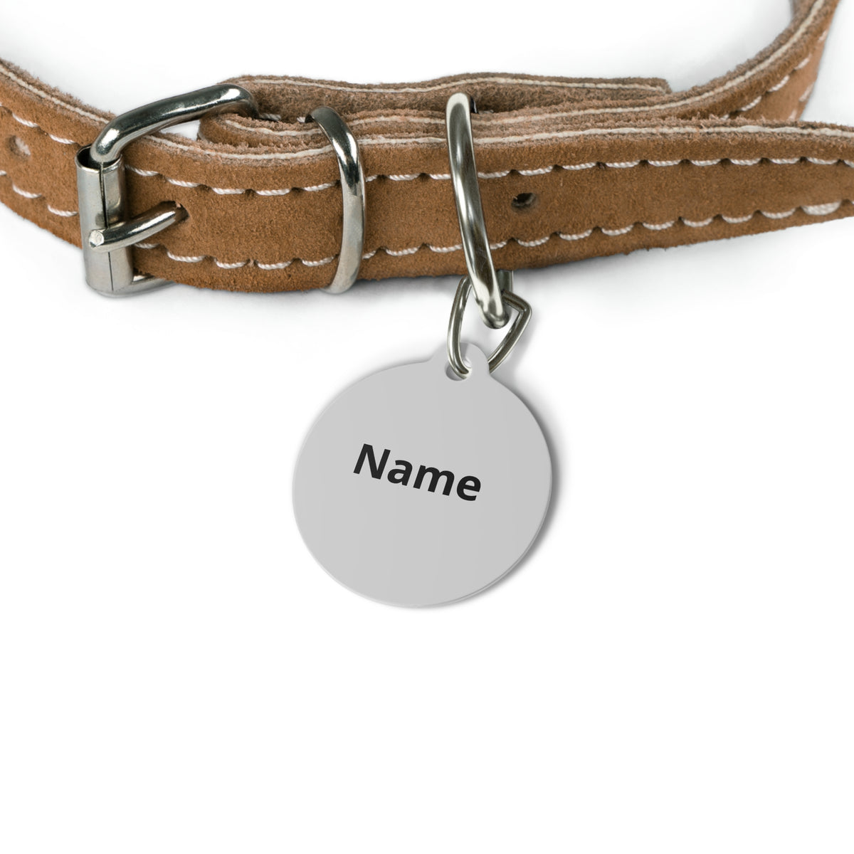 Personalised Round Tag – Pink