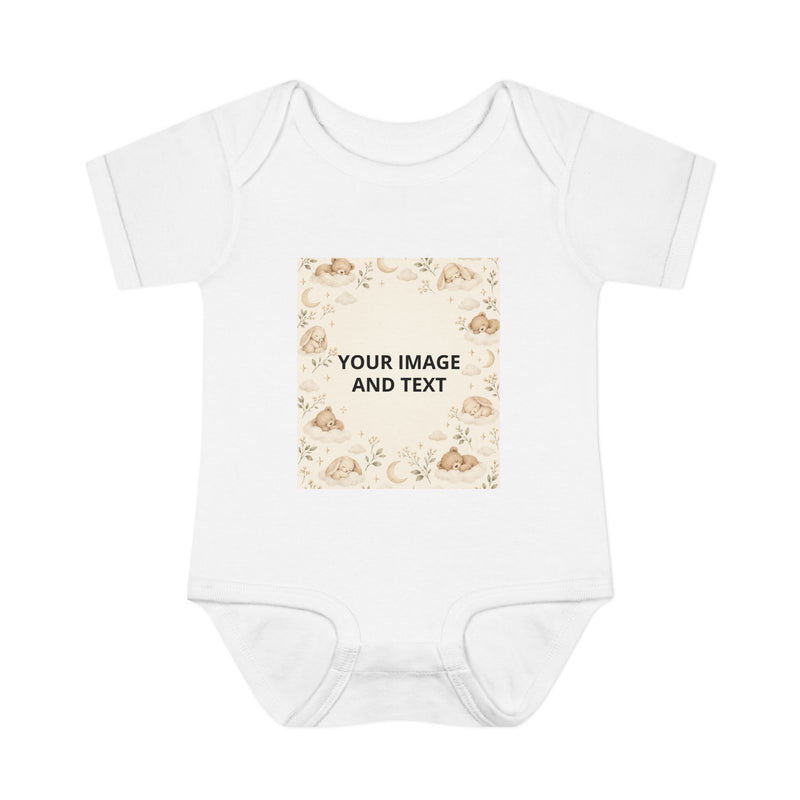 Little Moon Personalized Bodysuit, Name & Photo