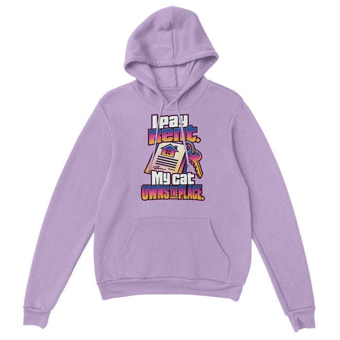 I Pay Rent. My Cat Owns the Place — Hoodie
