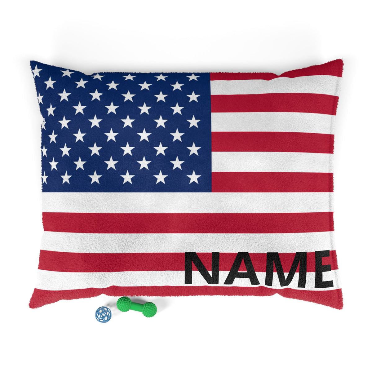 Personalised Pet Bed – Stars & Stripes