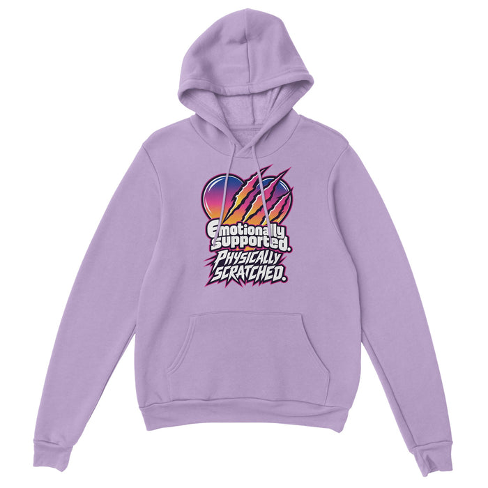 Emotionally Supported, Physically Scratched — Hoodie